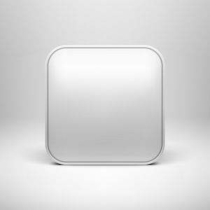 技术白色空白 app 图标模板