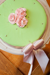 花卉的蛋糕