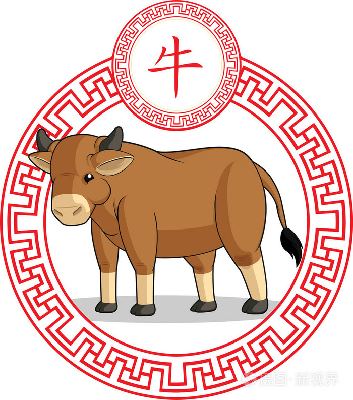 中国十二生肖牛
