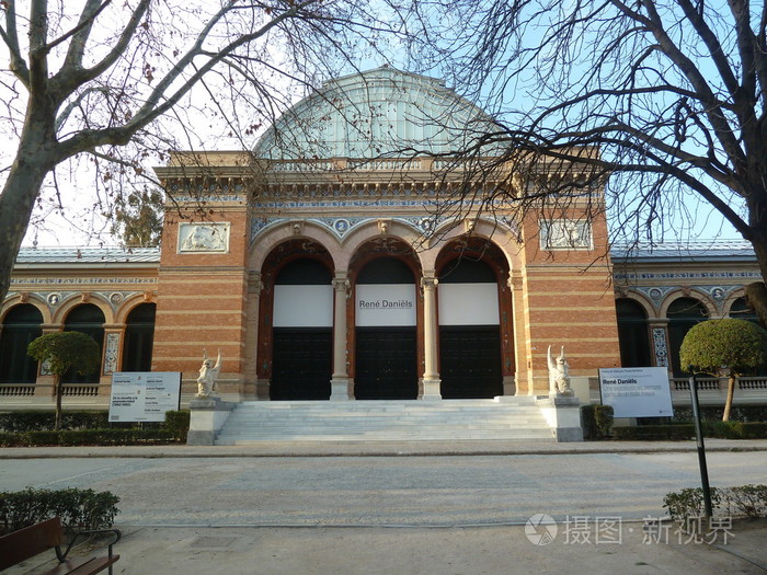 在冬天,马德里,西班牙德雷蒂罗公园