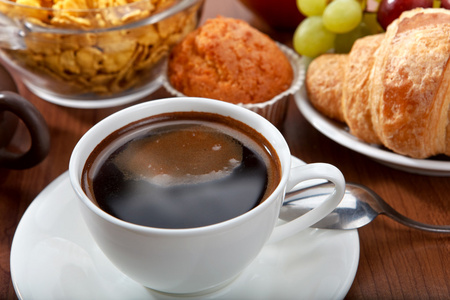 咖啡与健康早餐