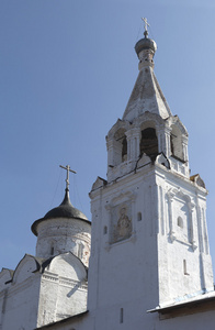 贝尔塔和俄罗斯沃洛格达 圣洁 prilutsky 修道院的假定的教堂
