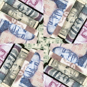 外国钱背景图片