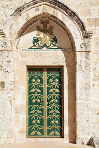 入口到科普特教会的圣墓中 ierusalim