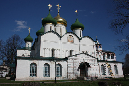 救世主变身大教堂在圣洁 efimiev 修道院。俄罗斯 弗拉基米尔州 苏兹达尔