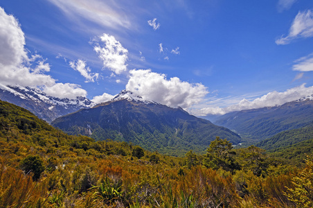 从阿尔卑斯山径戏剧性山