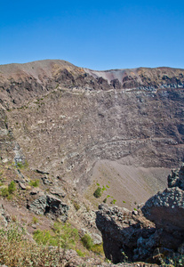 维苏威火山的火山口