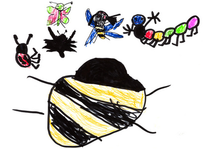儿童画昆虫
