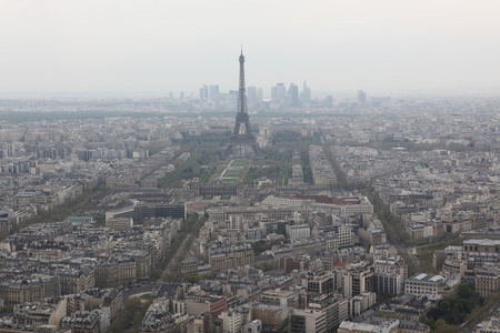 艾菲尔铁塔和巴黎的屋顶法国