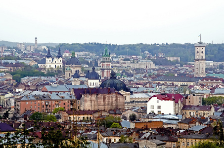 利沃夫的白天景色