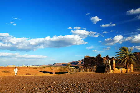 摩洛哥 kasbah 废墟非洲
