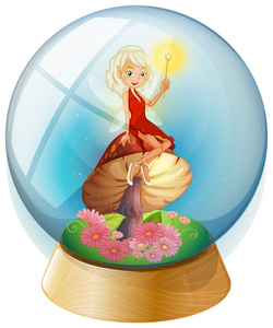 里面一个水晶球的童话
