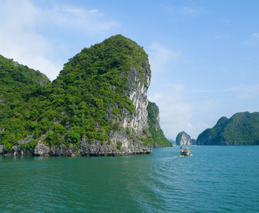 下龙湾湾的视图