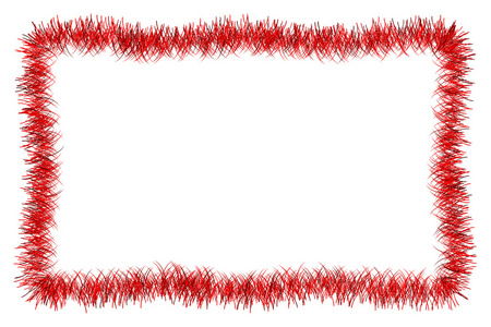 圣诞节红色彩绘帧