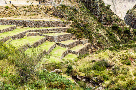 秘鲁，称心如意 pisaq   神圣的山谷的秘鲁安第斯山脉的印加遗址