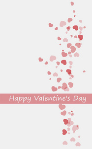 s day background with hearts