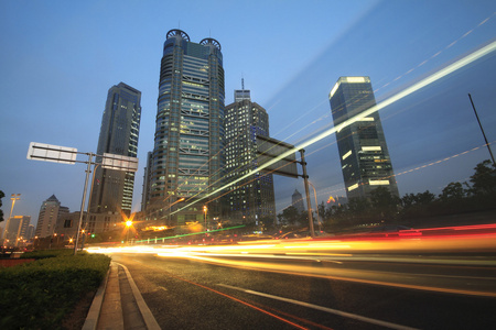 上海公路夜交通