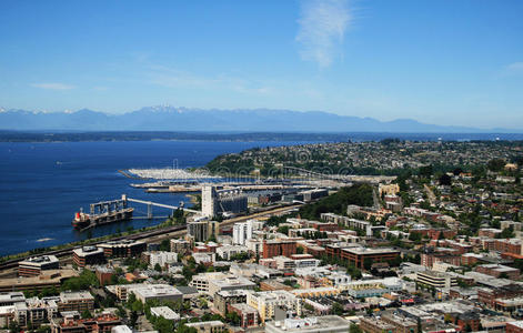 西雅图全景，华盛顿，美国