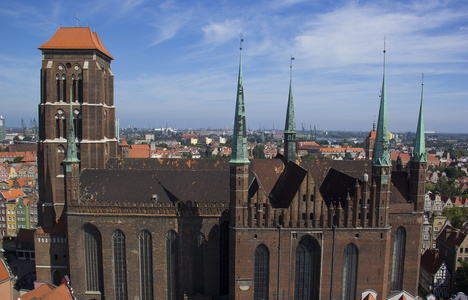 圣玛丽大教堂在格但斯克，波兰