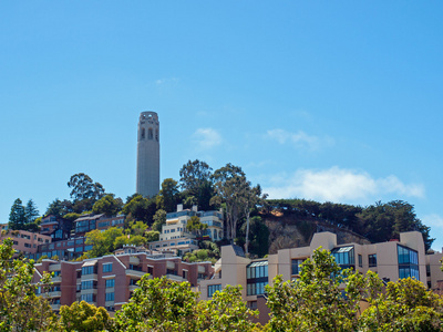 Coit tower i san francisco科伊特塔在三藩市