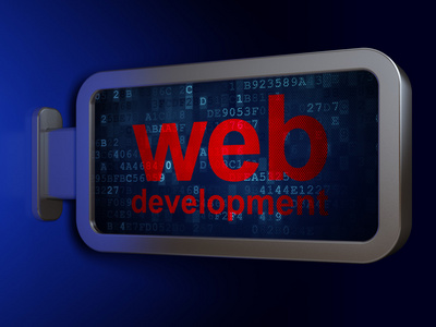 Web 发展理念 Web 开发上广告牌背景