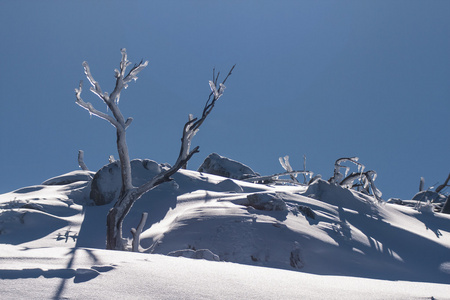 perisher 蓝 雪山在澳大利亚新南威尔士