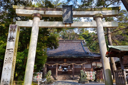 石浦神社在金泽市日本