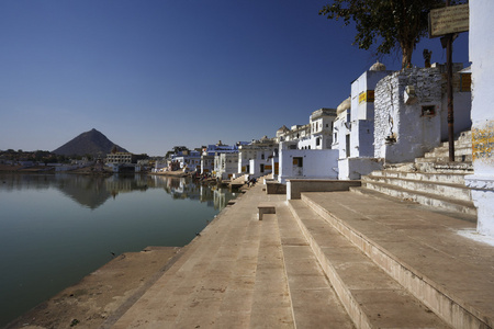 印度拉贾斯坦邦 普什卡，观镇与神圣湖