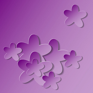 紫色抽象与明星
