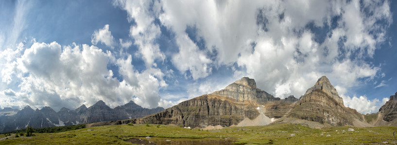 加拿大洛矶山脉全景