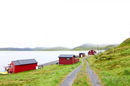 在挪威的渔村