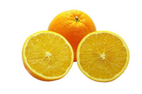 切新鲜橘子