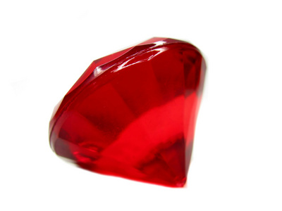 红色的 ruby gem 石水晶