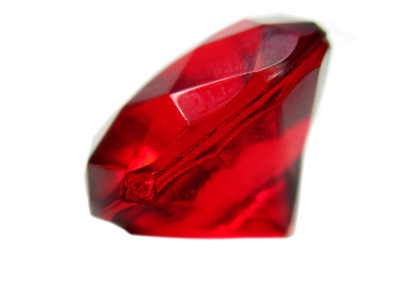 红色的 ruby gem 石水晶