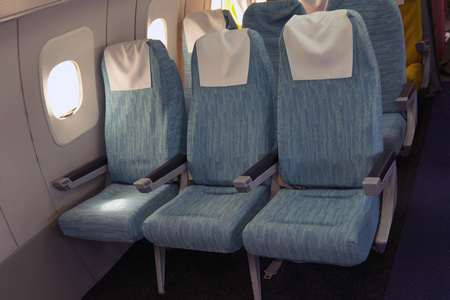 舒适的座椅，在飞机客舱 tu144