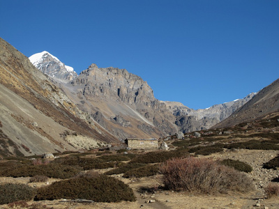 thorung 拉山口去的路上风景