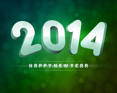 新年快乐 2014年消息