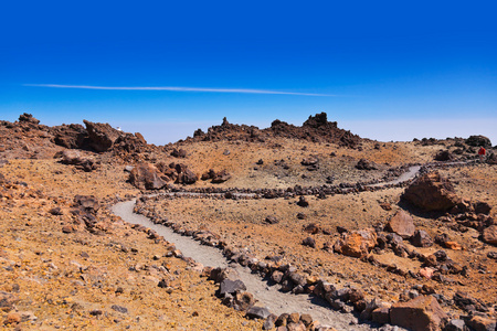 火山泰德国在西班牙特内里费岛-金丝雀