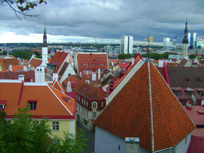 panoramatick pohled tallin