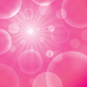 矢量抽象气泡粉红色