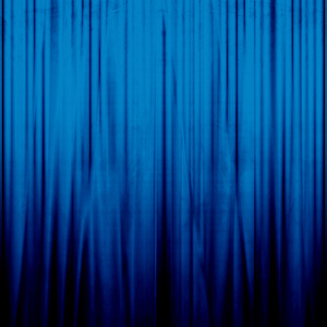 蓝色窗帘