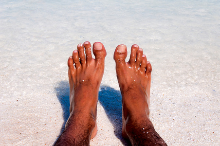 脚和海