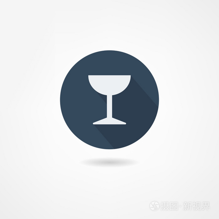 酒杯的图标