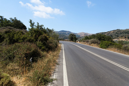 希腊，山区道路