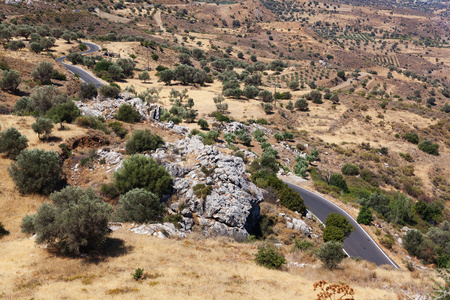 希腊，山区道路