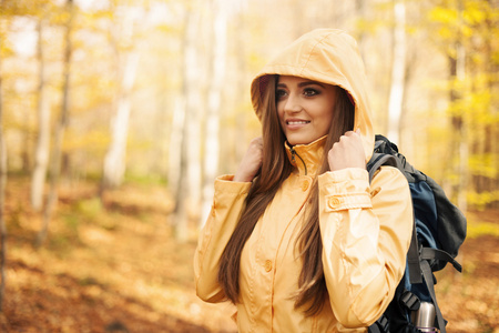 女性登山者