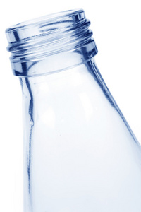 蓝色玻璃奶瓶