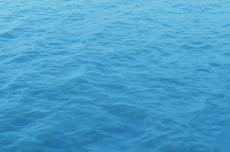 蓝色的水表面图片