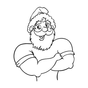 肌肉圣诞老人
