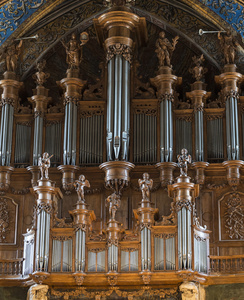阿尔比 法国 大教堂的风琴